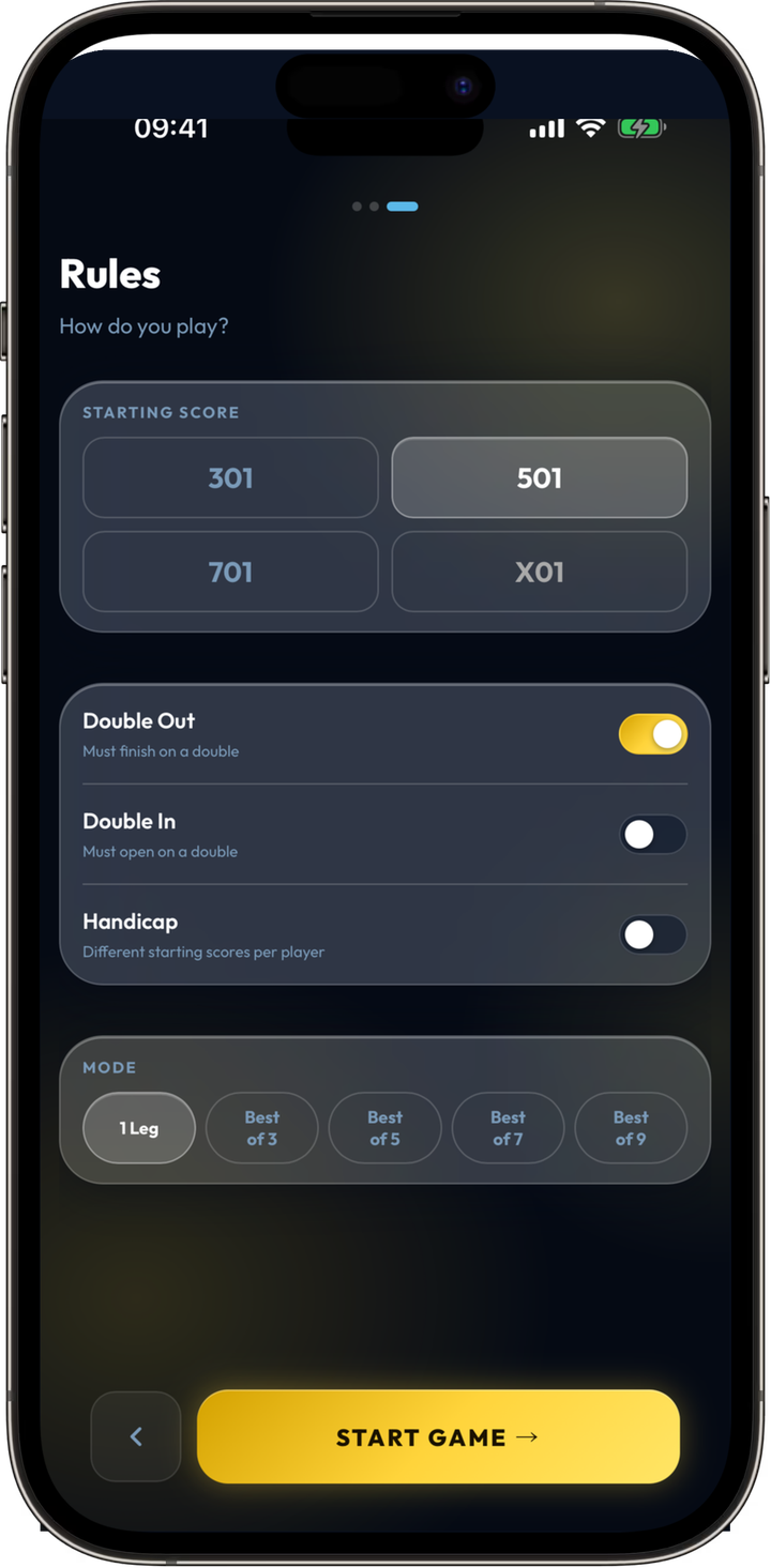 counter — match settings